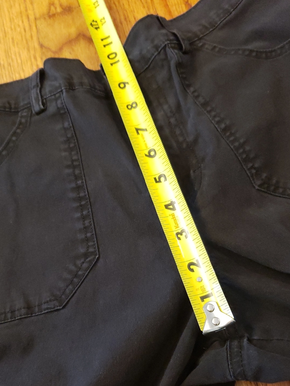 Vtg Gloria Vanderbilt Black Capris Pants Size: 10P - Picture 16 of 16